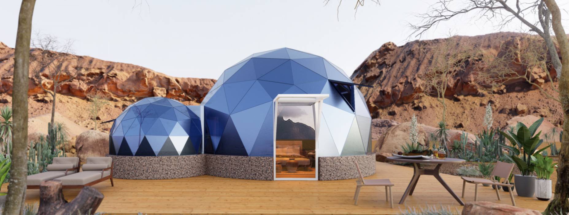 房县球形智能光伏玻璃星空房